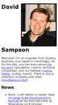 Mobile Screenshot of david.sampson.id.au